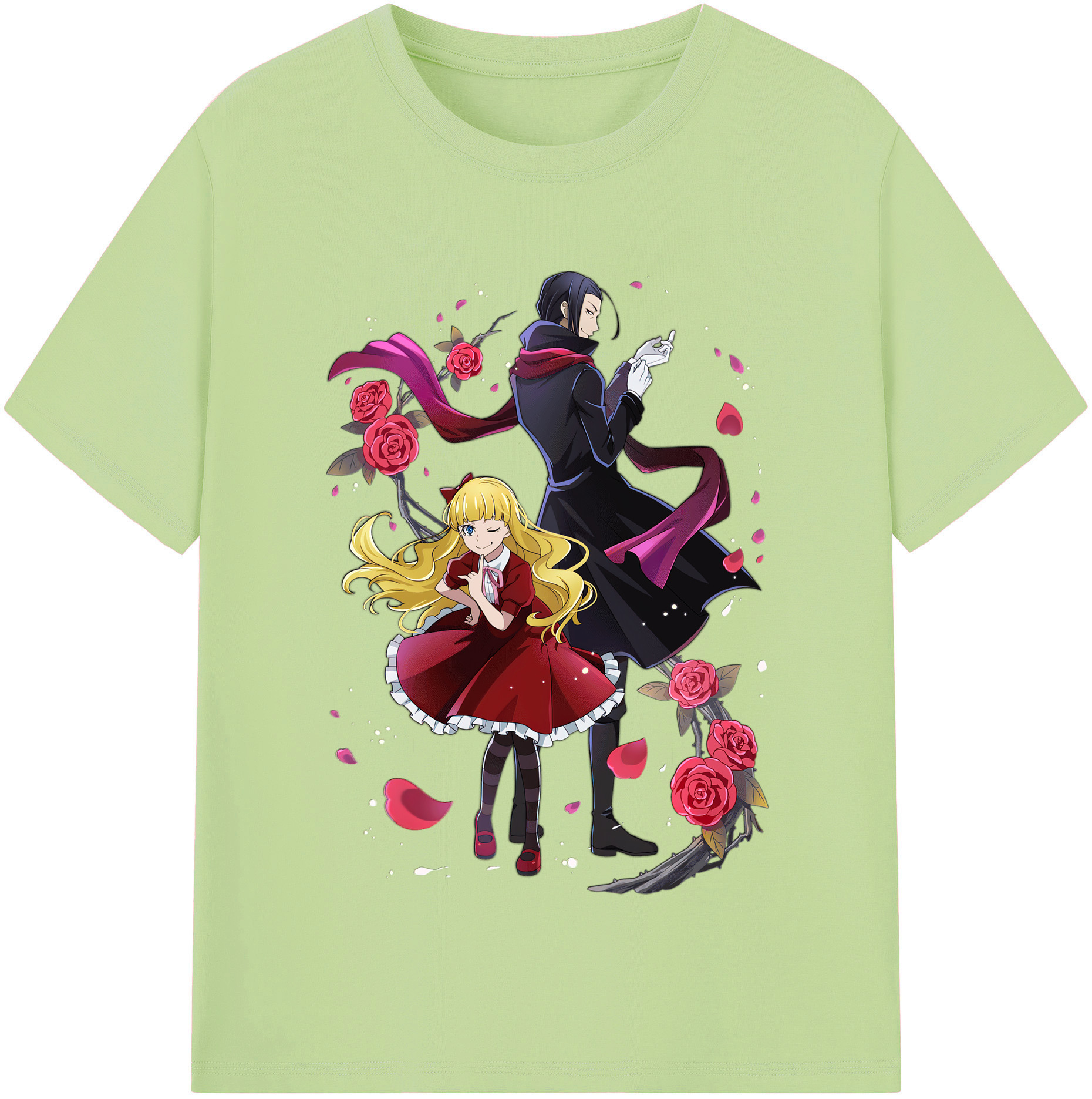 （画像用） 文豪ストレイドッグス Bungo Stray Dogs 綿100％半袖Tシャツ（フロントプリント）